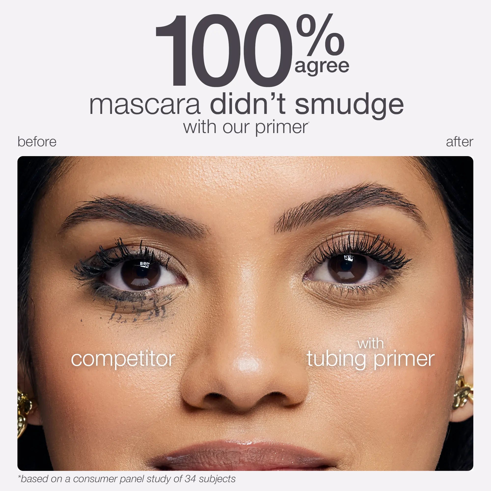 Long Lasting Eyelash Primer Mascara for Volumizing and Curling